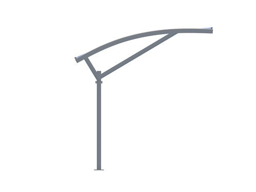 Eclipse 2 Post Arch Shade Structure example; pictured size and colors may vary