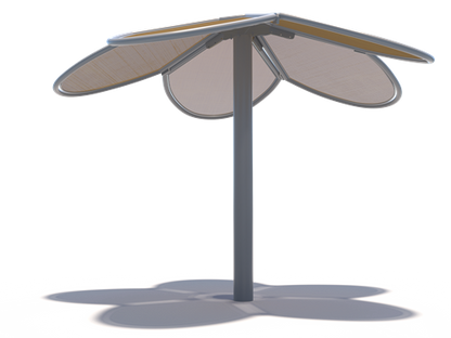 Flower Shade Structure example; pictured size and colors may vary