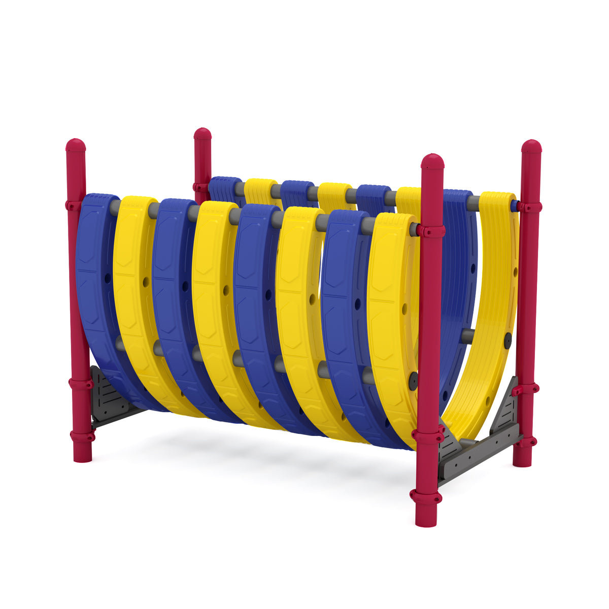 Fossil Flex Bridge commercial playground equipment by World Klass Play – Nature Colors