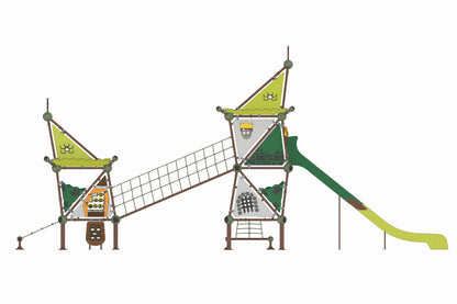Cemer Castello Series GGCS 1001-P Play Structure