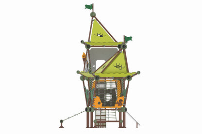 Cemer Castello Series GGCS 1001-P Play Structure