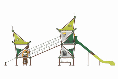 Cemer Castello Series GGCS 1001 Play Structure