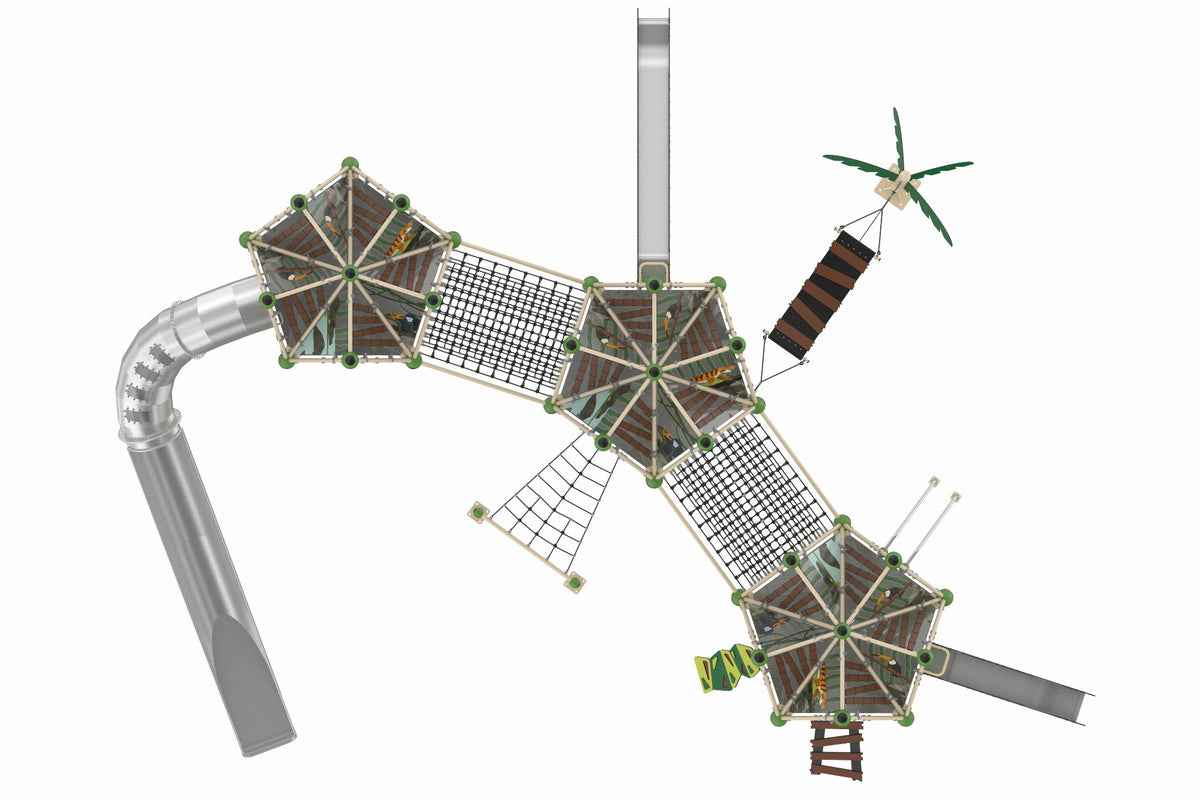 Cemer Jungle Series GGJS 2017 Play Structure