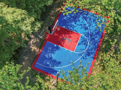 ProTile 6×6 Silhouette on Basketball Court (add-on) | Single Color
