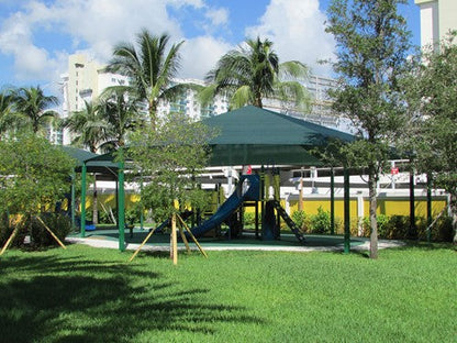 Octagon Shade Structure with 8 Posts example; pictured size and colors may vary