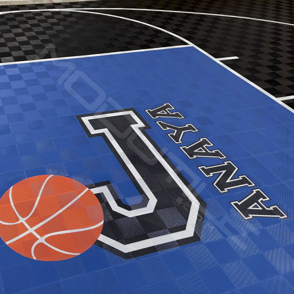 ProTile Custom Name Graphic for Basketball Court 7′ x 5′