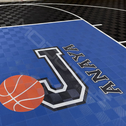 ProTile Custom Name Graphic for Basketball Court 7′ x 5′
