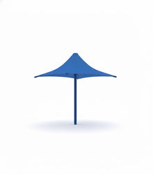 Lifeguard Shade Structure example; pictured size and colors may vary