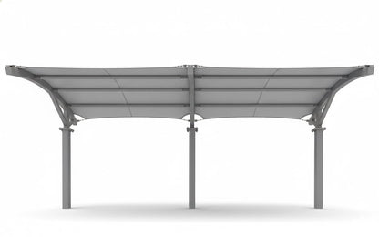 Panorama Cantilever Shade Structure example; pictured size and colors may vary