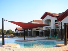 4 Point Hypar Sail Shade Structure example; pictured size and colors may vary