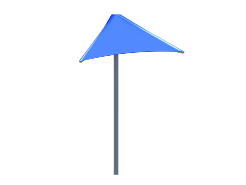 Lifeguard Shade Structure example; pictured size and colors may vary