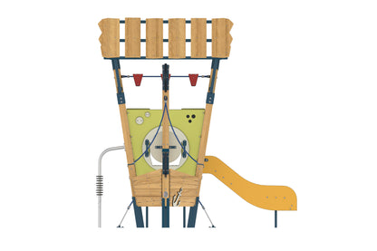 Cemer Naviwood Series MGNS 101 Wooden Ship Play Structure