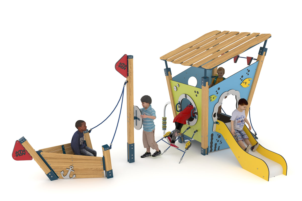 Cemer Naviwood Series MGNS 101-P Play Structure
