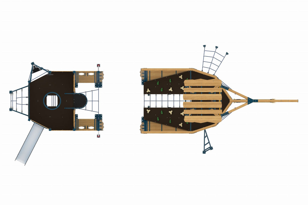 Cemer Naviwood Series MGNS 102-P Play Structure