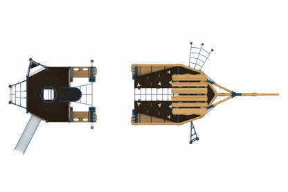 Cemer Naviwood Series MGNS 102-P Play Structure