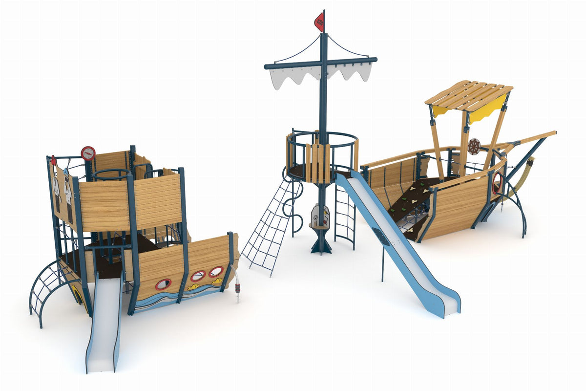Cemer Naviwood Series MGNS 104-P Play Structure