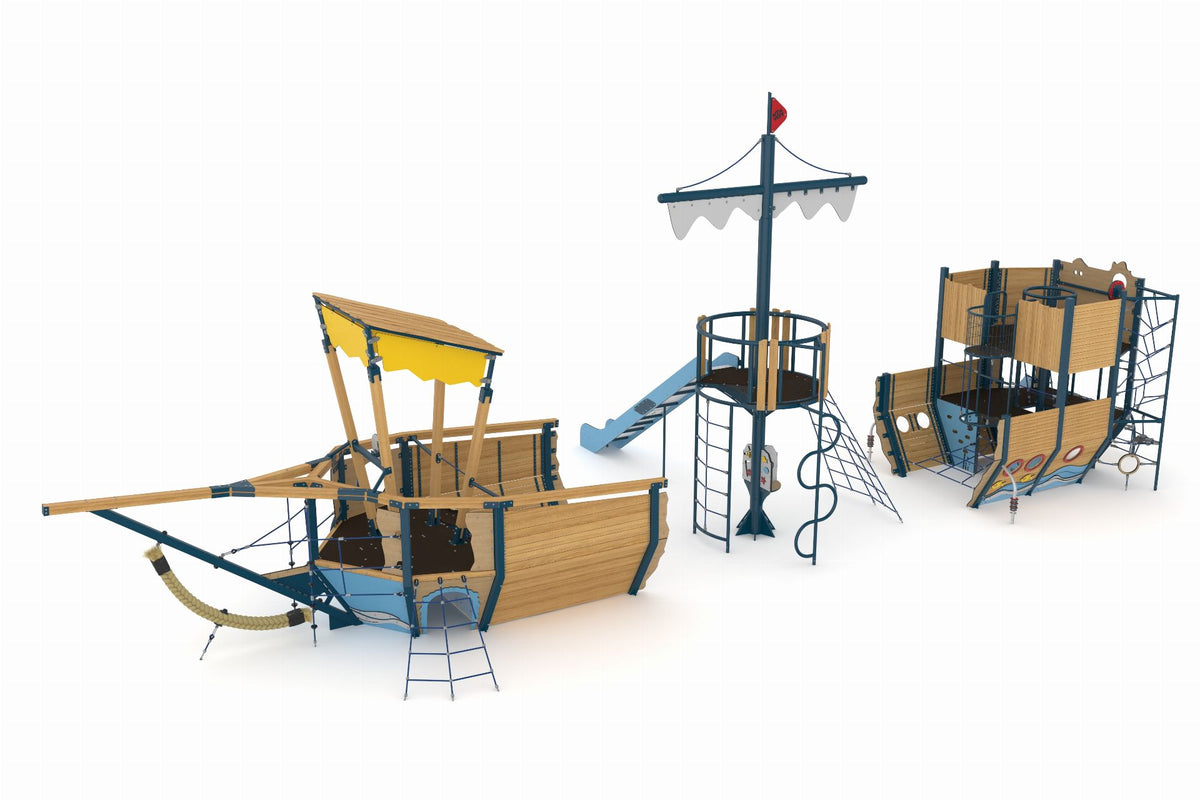 Cemer Naviwood Series MGNS 104-P Play Structure