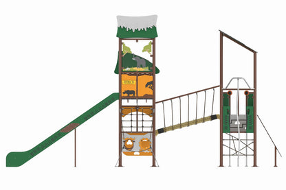 Cemer Safari Series MGSS 103-P Play Structure