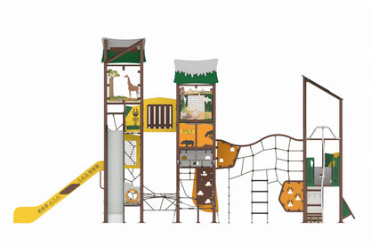 Cemer Safari Series MGSS 106-1-P Play Structure
