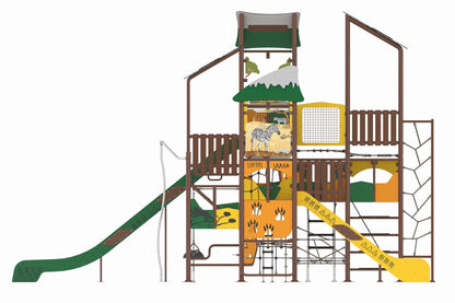 Cemer Safari Series MGSS 106 Play Structure
