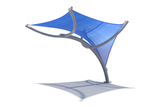 Pegasus Shade Structure example; pictured size and colors may vary