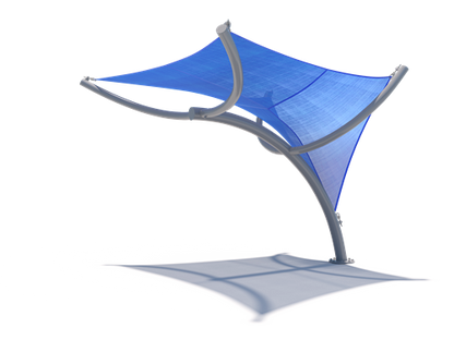Pegasus Shade Structure example; pictured size and colors may vary
