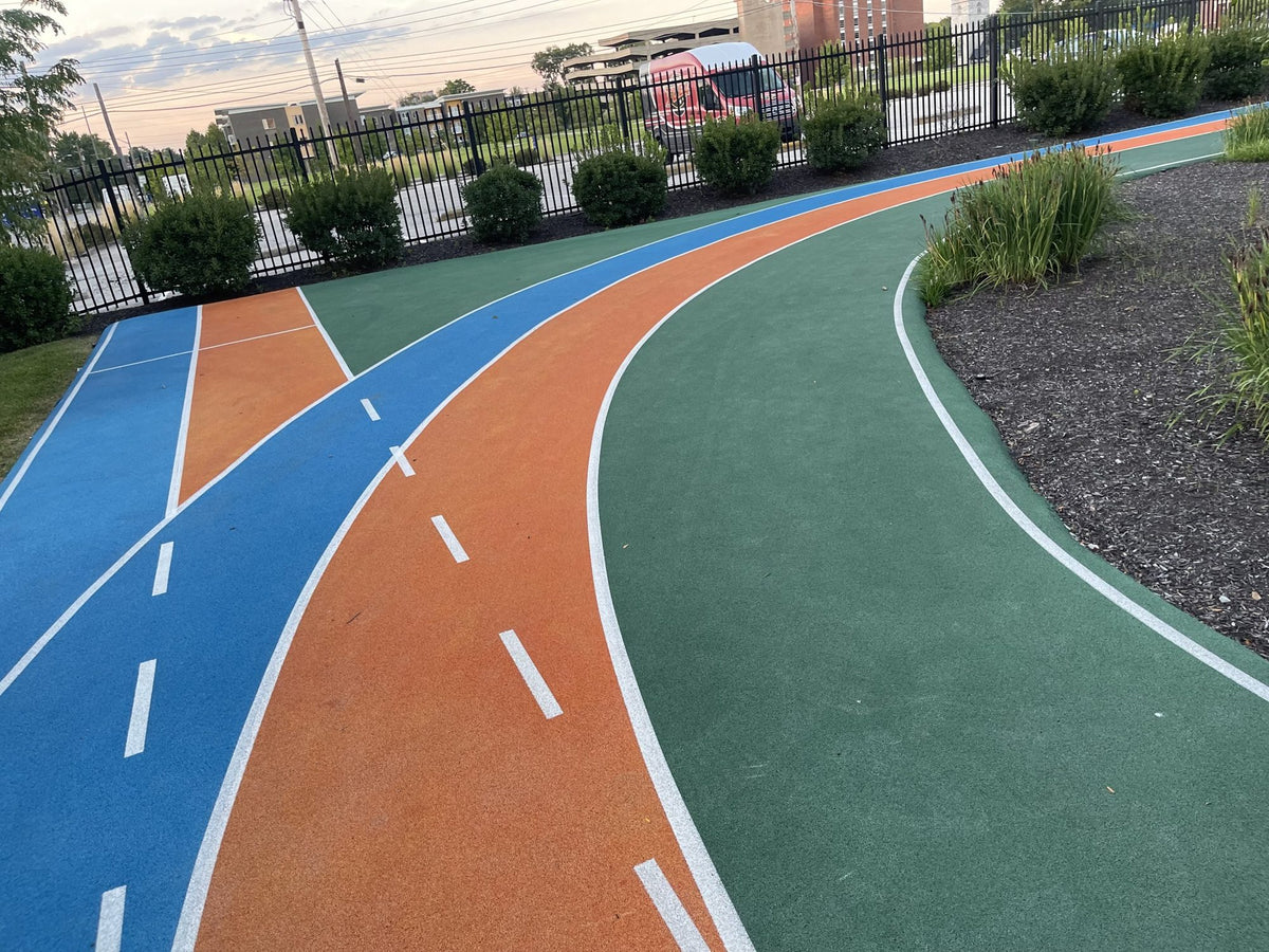 Custom running track