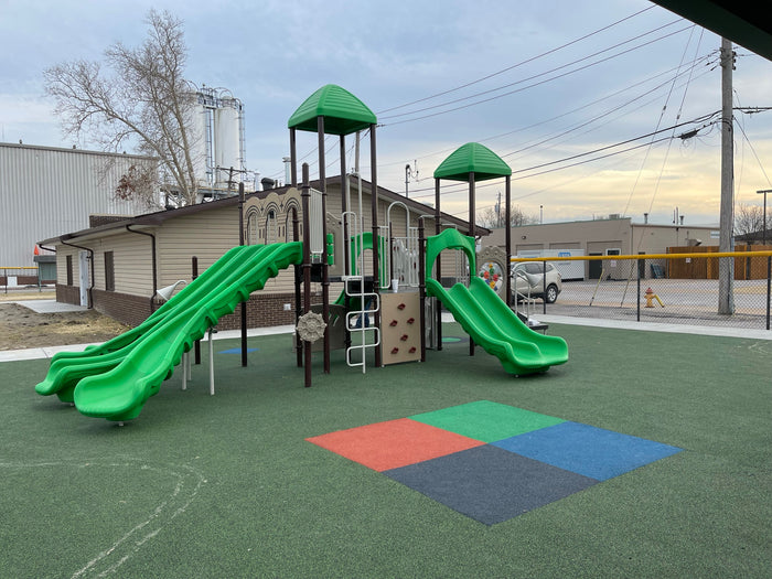 Color inlay play zone