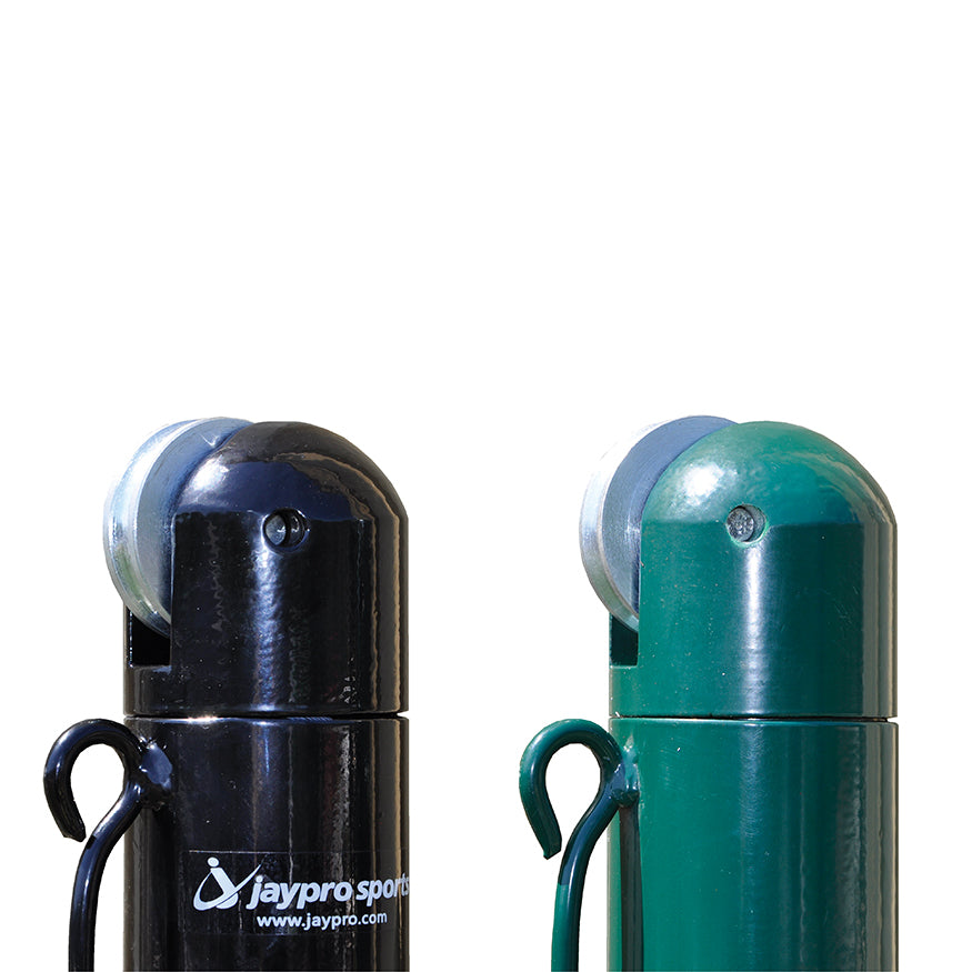 Jaypro Deluxe Club Pickleball Uprights with Internal Winch – 3" Post (PKB300)