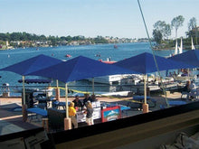 Pyramid Roof Shade Structure example; pictured size and colors may vary