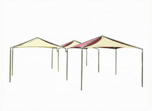 Pyramid Multi-Panel Shade Structure example; pictured size and colors may vary