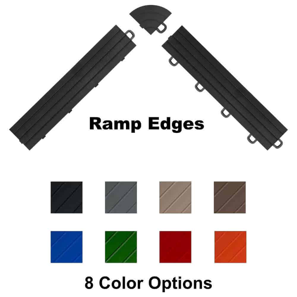 ProTile Ramp Edges for 12-inch Interlocking Tiles