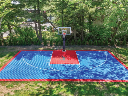 ProTile 6×6 Silhouette on Basketball Court (add-on) | Single Color
