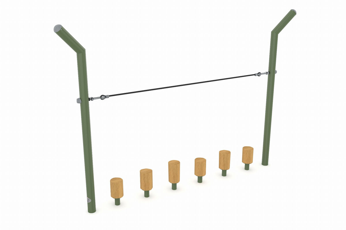 Cemer Robinia Rope Course RGAS 501 Play Structure