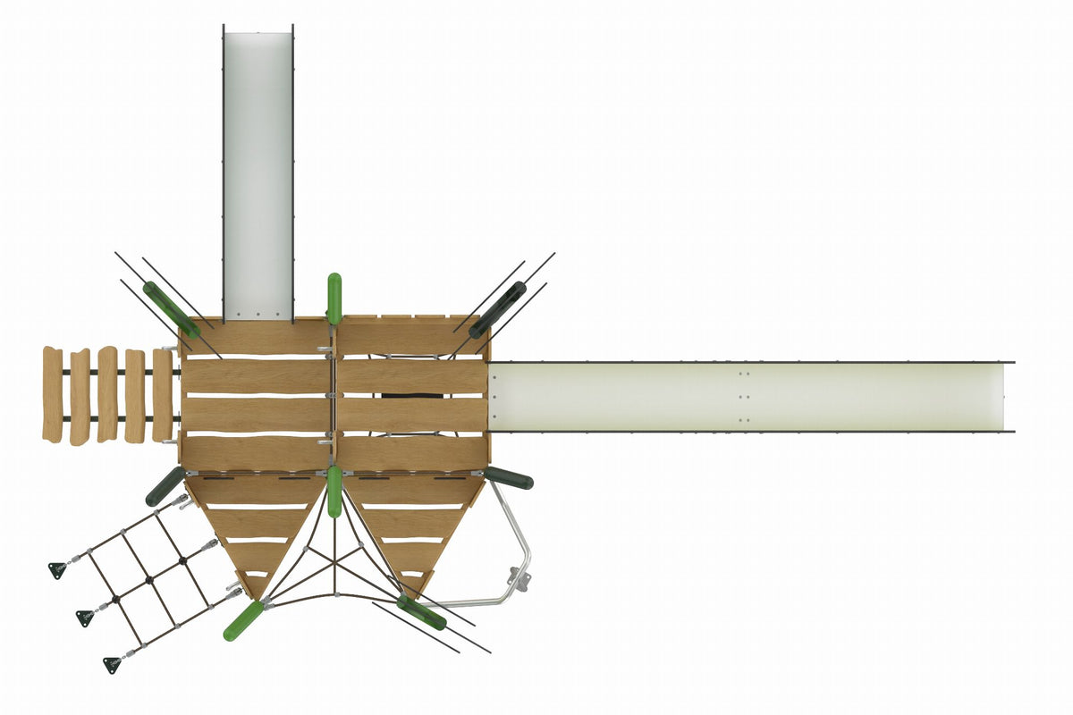 Cemer Evergreen Series RGES 202-P Play Structure