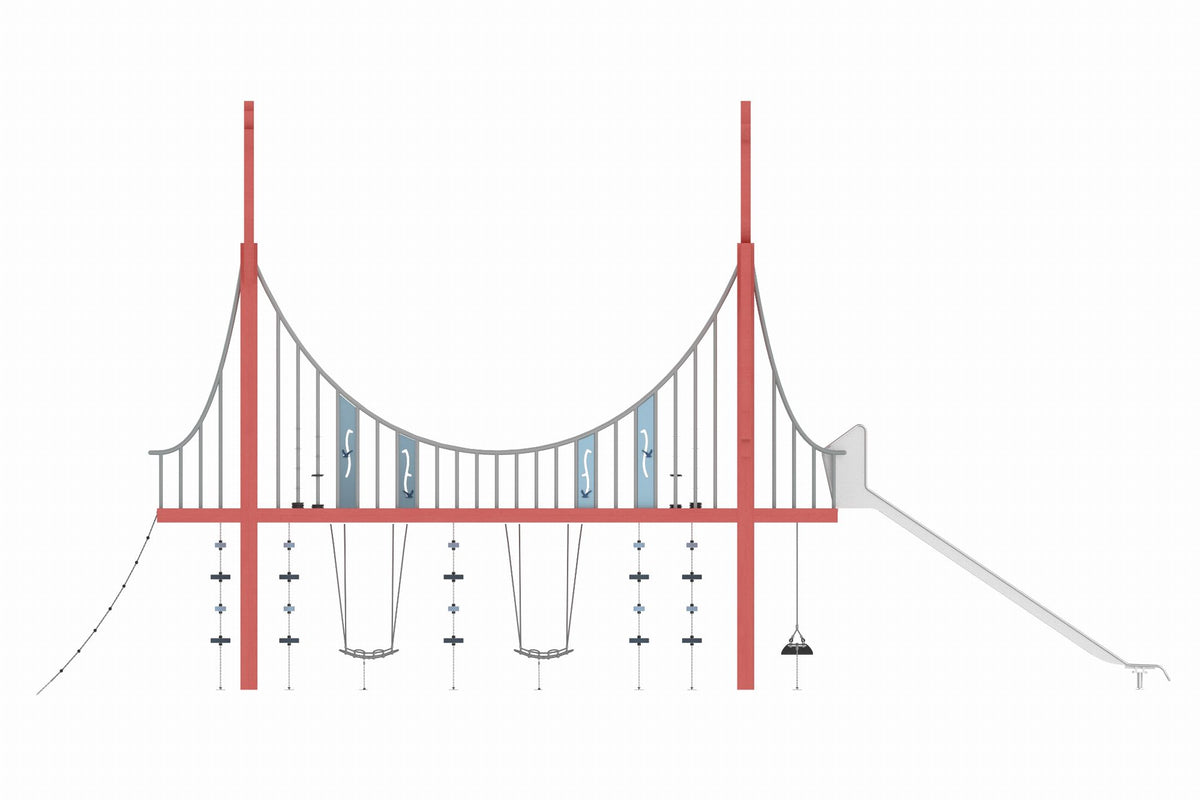 Cemer City Series RGIS 102-C 'Bosphorus Bridge' Play Structure