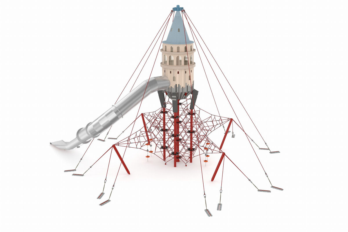 Cemer City Series RGIS 104 'Galata Rocket' Play Structure