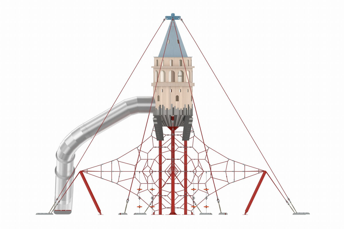 Cemer City Series RGIS 104 'Galata Rocket' Play Structure