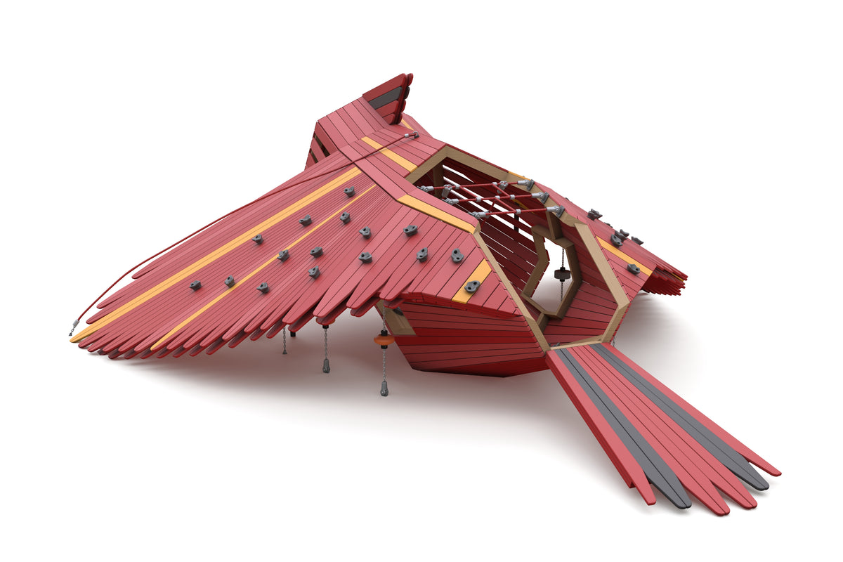 Cemer Wooden Play Sculpture RGSS 101 'Scarlet' Play Structure