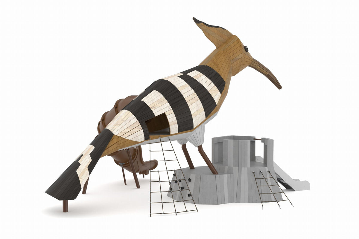 Cemer Wooden Play Sculpture RGSS 181-P 'Hoopoe' Play Structure