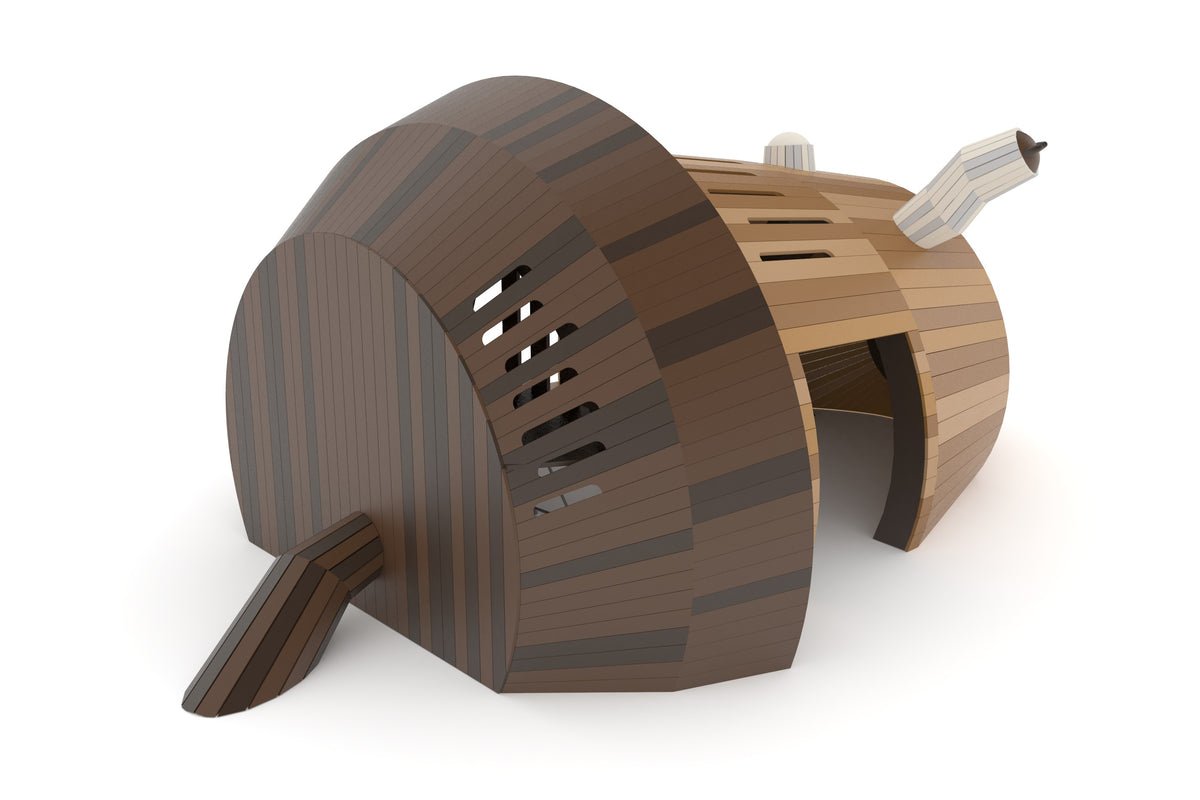 Cemer Wooden Play Sculpture RGSS 501 'Barky' Play Structure