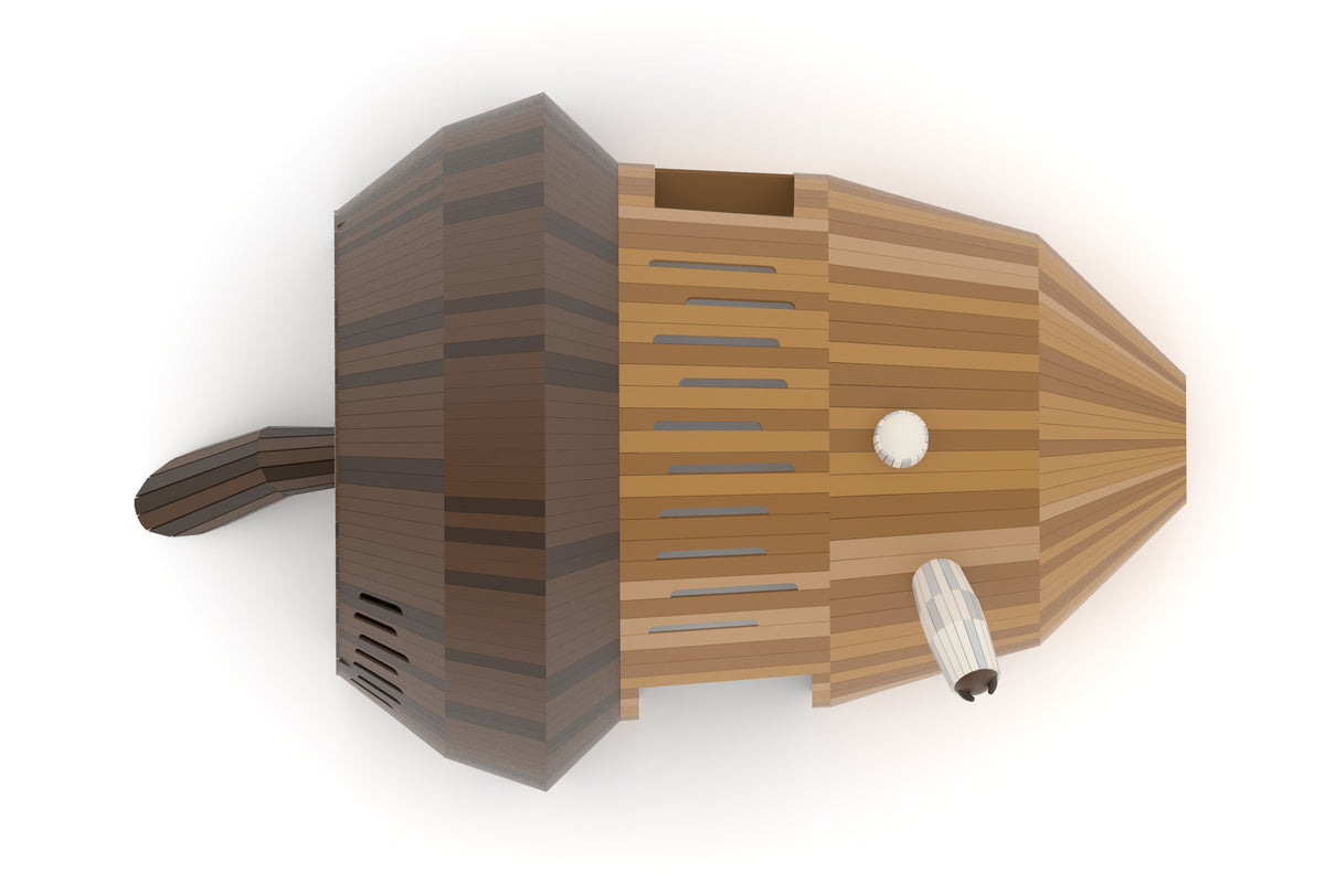 Cemer Wooden Play Sculpture RGSS 501 'Barky' Play Structure