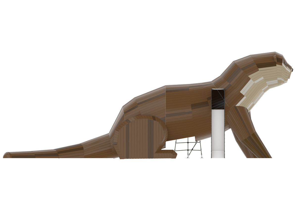 Cemer Wooden Play Sculpture RGSS 701-P ' Splash ' Play Structure