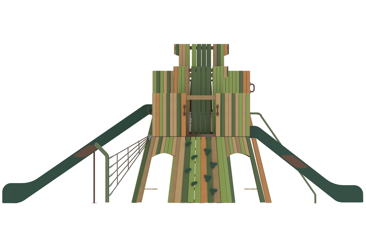 Cemer Wooden Play Sculpture RGSS 751-P 'Peak ' Play Structure