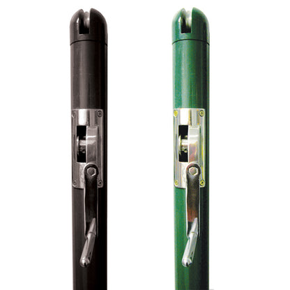 Jaypro Club Tennis Posts with Internal Winch – 3" Round (RTP-300)