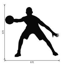 ProTile 6×6 Silhouette on Basketball Court (add-on) | Single Color