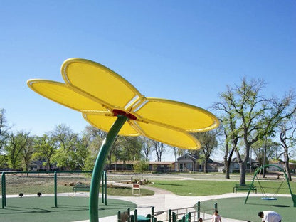 Flower Shade Structure example; pictured size and colors may vary