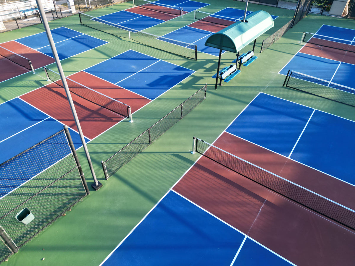 Dominator Surface Mount Pickleball Posts & Net Systems