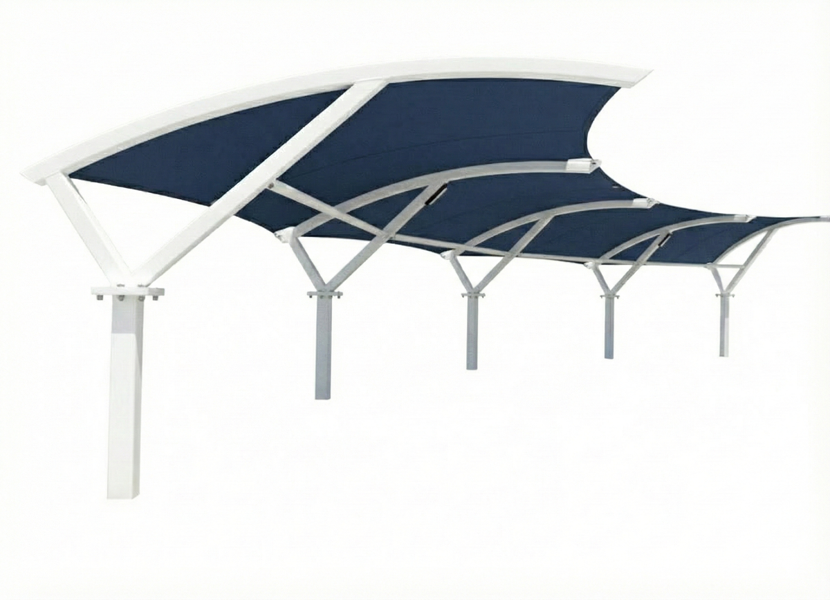 Panorama Shade Structure example; pictured size and colors may vary
