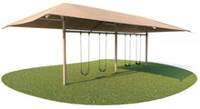 Wisdom 5 inch single post swing with shade canopy
